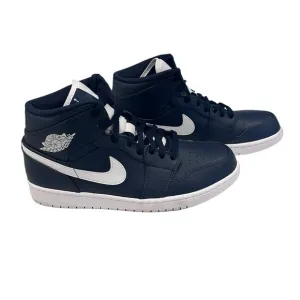 Jordan 1 Retro Mid&quot;Obsidian White&quot;