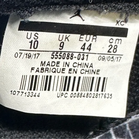 Jordan 1 Retro OG ‘City Of Flight’ Sneakers. Size 10