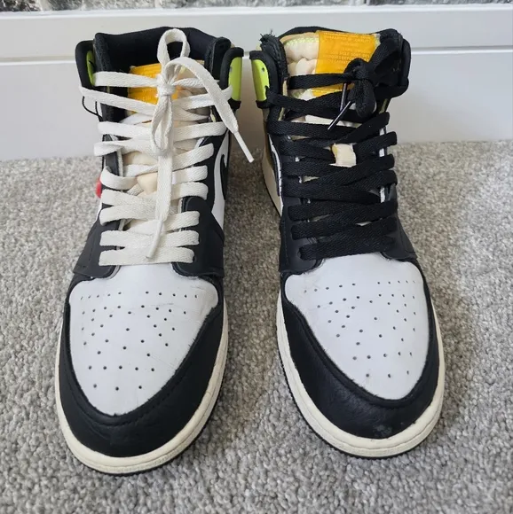 Jordan 1 Retro Youth Multicolors  High-Top Sneakers Size 7Y