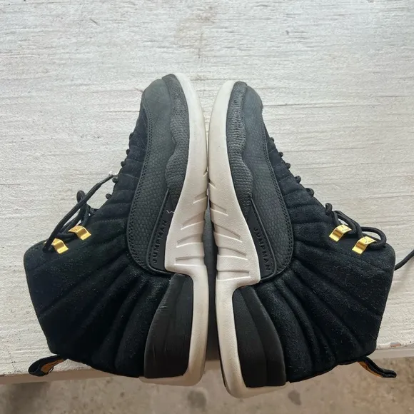Jordan 12 Black and Gold Sneakers Retro 12 Air Jordan Nike