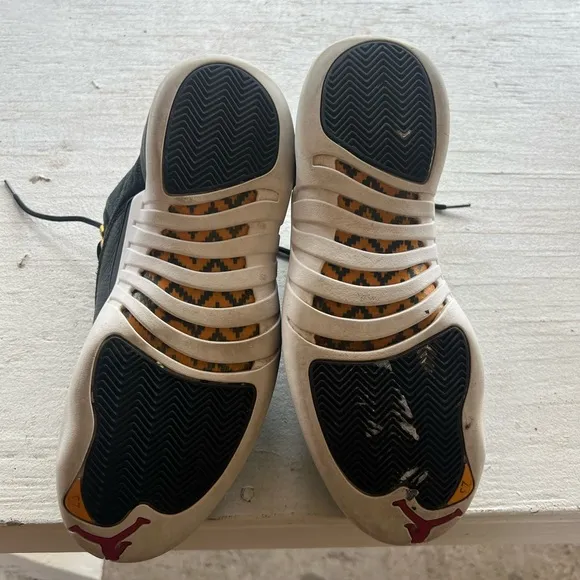 Jordan 12 Black and Gold Sneakers Retro 12 Air Jordan Nike