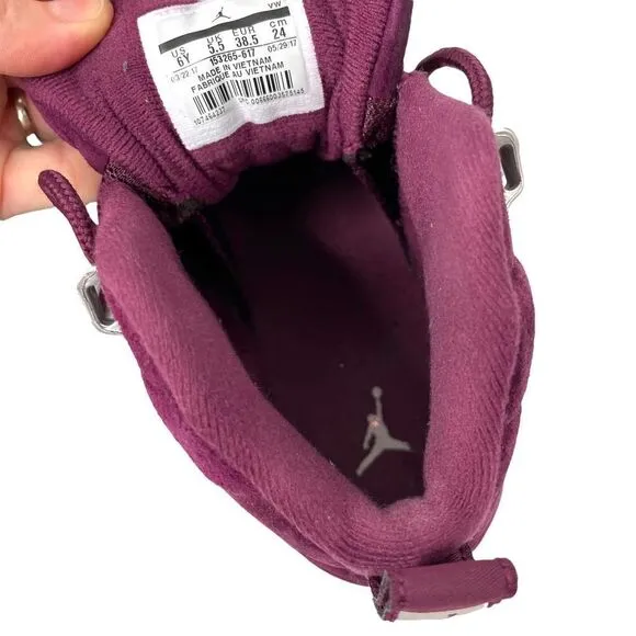 Jordan 12 Retro Bordeaux sneakers Sz 6Y