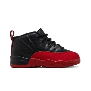 Jordan 12 Retro Lifestyle Sneakers Flu Game Toddlers Black 850000