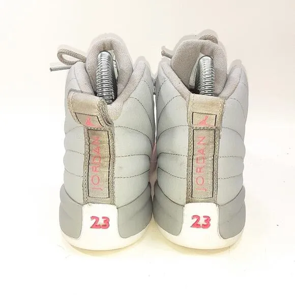Jordan 12 Retro Wolf Grey Racer Pink Sneakers Sneakers Size 2.5 Youth