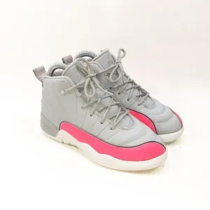 Jordan 12 Retro Wolf Grey Racer Pink Sneakers Sneakers Size 2.5 Youth