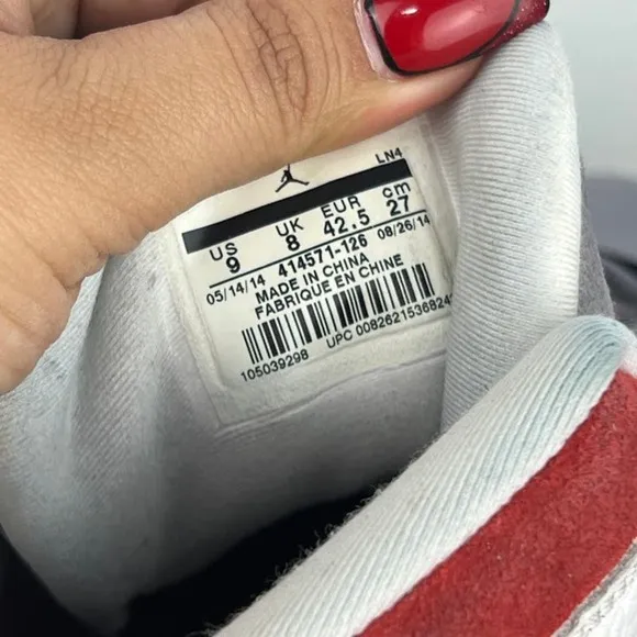 Jordan 13 Retro Grey Toe 2014 sneakers mens size 9