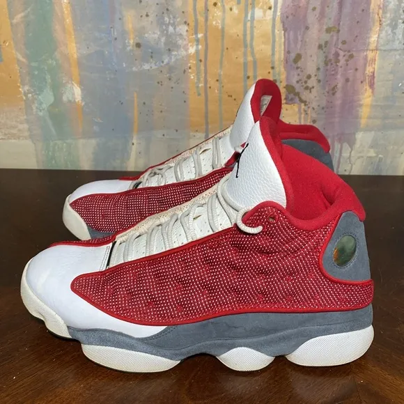 Jordan 13 Retro Gym Red Flint Grey Size 9.5 Mens DJ5982-600 Worn