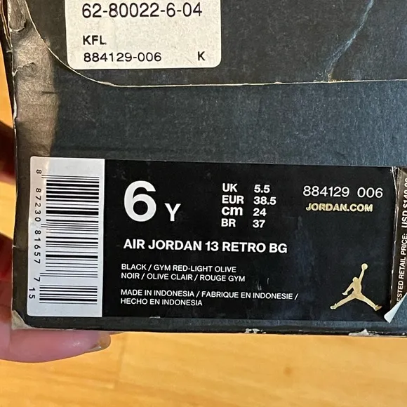 Jordan 13 retro olive sneakers
