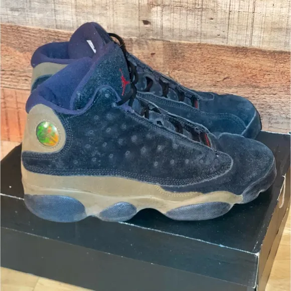 Jordan 13 retro olive sneakers