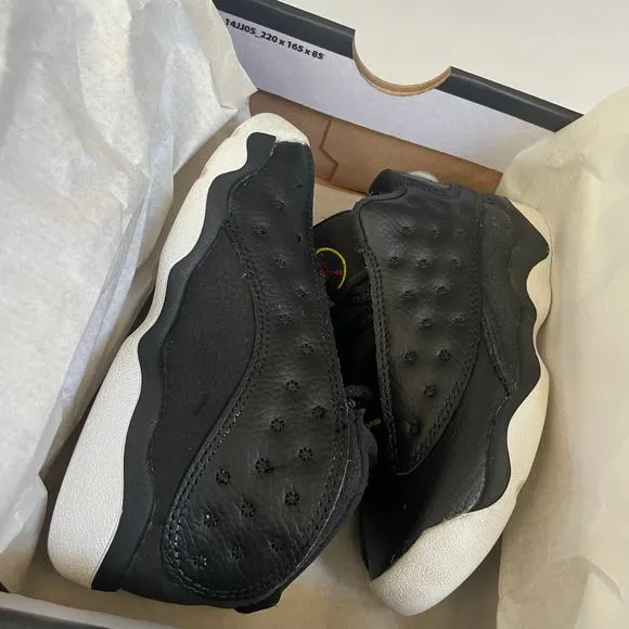 Jordan 13 Retro Playoffs 2023 (TD) Toddler Size 9 C Sneakers Black DJ3004-062