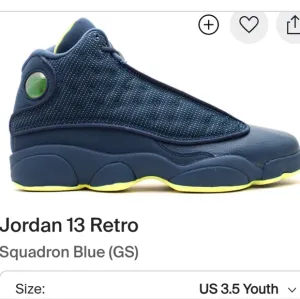 Jordan 13 Retro Squadron Blue Youth Sneakers