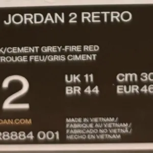 Jordan 2 Retro Sneakers(used)