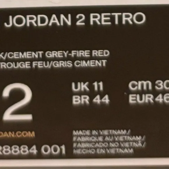 Jordan 2 Retro Sneakers(used)