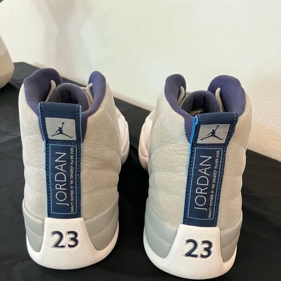 Jordan 23 Retro Grey/University Blue -size 12