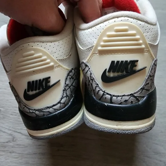 Jordan 3 Retro Cement Reimagined Boy's Youth Mid Lace Up Sneakers Size 3Y