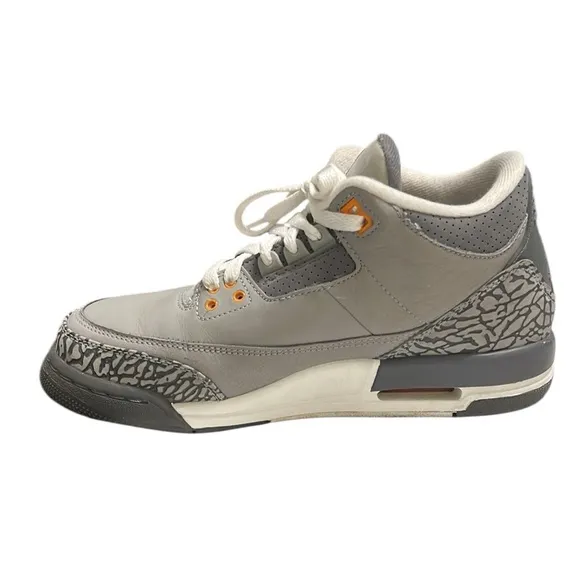 Jordan 3 Retro Cool Grey Sneakers Size 7Y