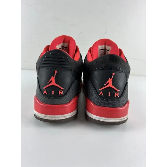 Jordan 3 Retro Crimson 2013 Mens 11.5 Black Red White Decent Condition