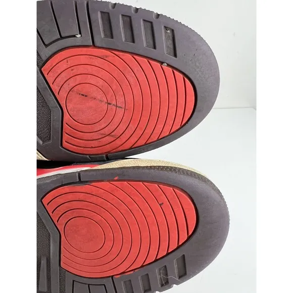 Jordan 3 Retro Crimson 2013 Mens 11.5 Black Red White Decent Condition