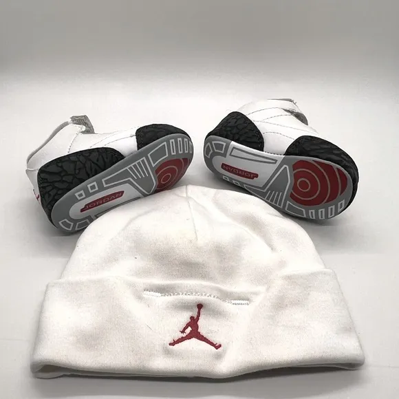 Jordan 3 Retro - WH/RD/GY Baby sneakers