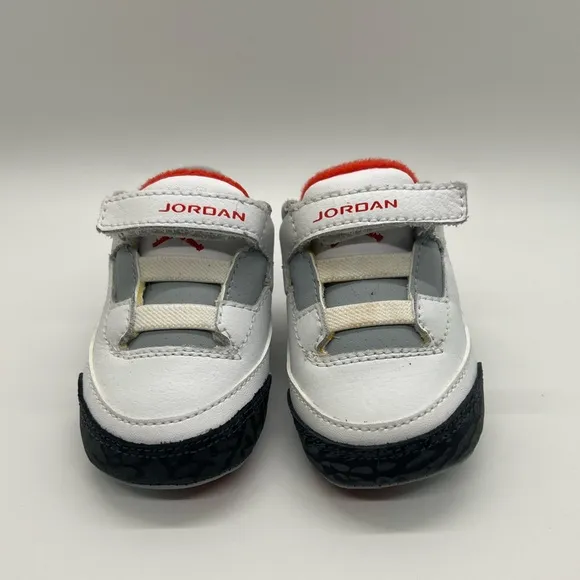 Jordan 3 Retro - WH/RD/GY Baby sneakers