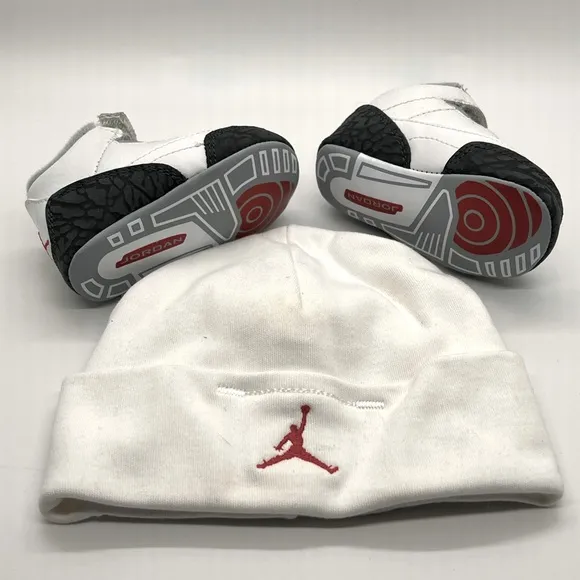 Jordan 3 Retro - WH/RD/GY Baby sneakers