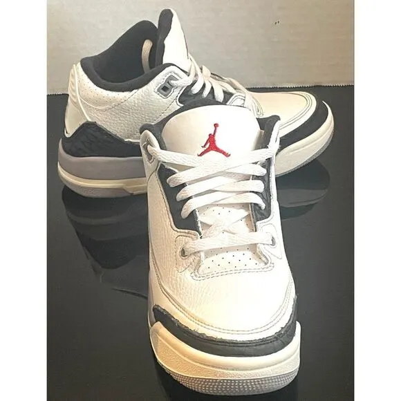 Jordan 3 Retro &quot;Cement Grey&quot; Mid Top DM0966-106 Toddler Sneakers Boy’s Size 13C.
