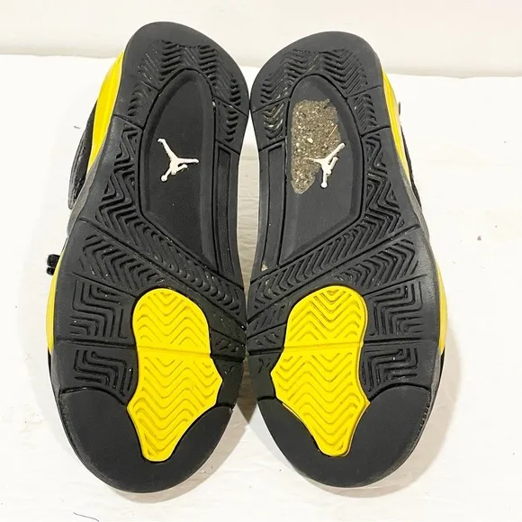 Jordan 4 Retro 2022 Pre School Size 1.5 Mid Thunder Sneakers