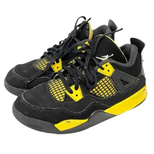Jordan 4 Retro 2022 Pre School Size 1.5 Mid Thunder Sneakers