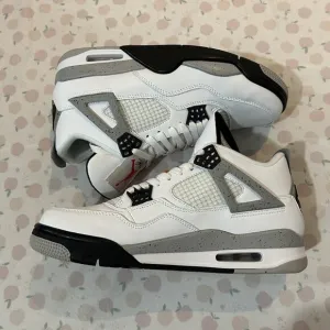 Jordan 4 Retro Og White Cement Sneakers