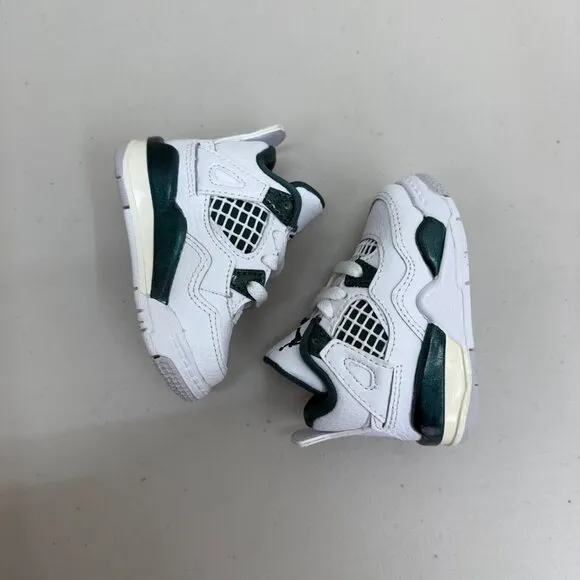 Jordan 4 Retro Oxidized Green Sneakers Shoes BQ7670-103 Infant Baby size 2C
