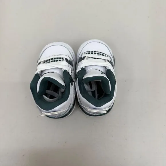 Jordan 4 Retro Oxidized Green Sneakers Shoes BQ7670-103 Infant Baby size 2C