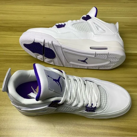 Jordan 4 Retro Purple Metallic Men’s Sneakers Pre-owned