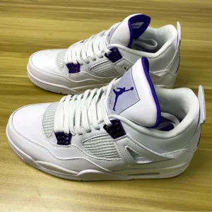 Jordan 4 Retro Purple Metallic Men’s Sneakers Pre-owned