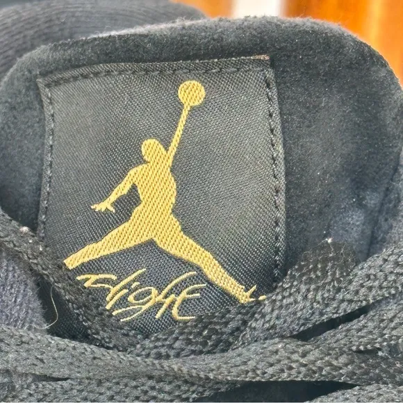 Jordan 4 Retro Royalty 2017 Black and Gold Size 14 Sneakers
