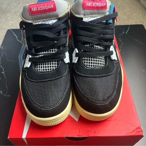 Jordan 4 Retro Union LA Mid Off Noir