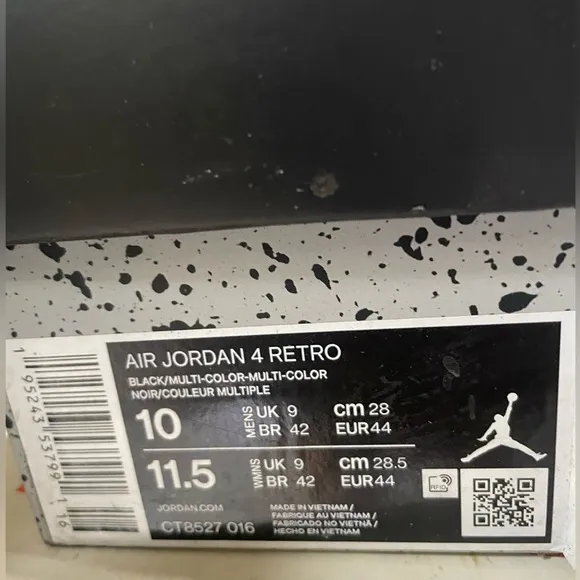 Jordan 4 Retro What The