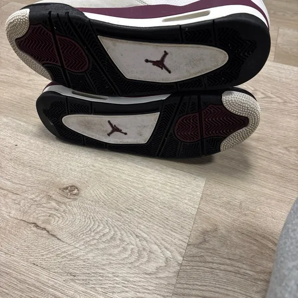 Jordan 4 Retro x Paris saint-German Bordeaux 2020 size 9