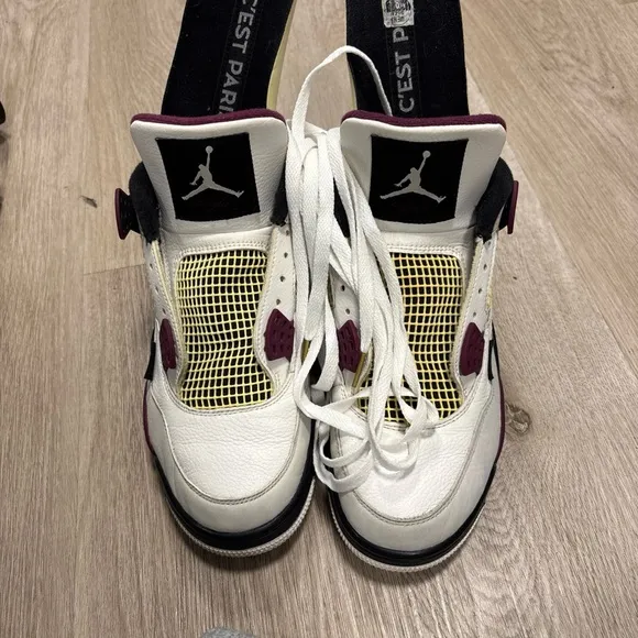 Jordan 4 Retro x Paris saint-German Bordeaux 2020 size 9