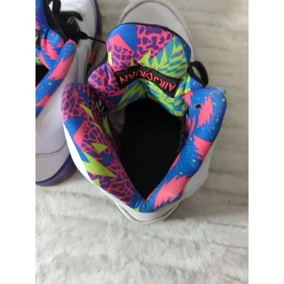 Jordan‎ 5 Retro &quot;Alternate Bel-Air&quot; Fresh Prince Sneakers DB3024-100 Size 5.5Y