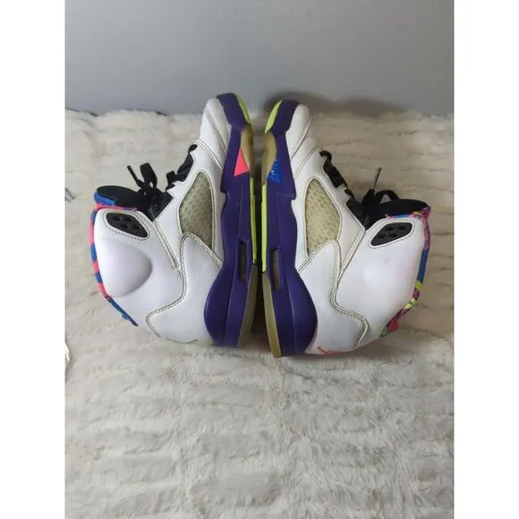 Jordan‎ 5 Retro &quot;Alternate Bel-Air&quot; Fresh Prince Sneakers DB3024-100 Size 5.5Y