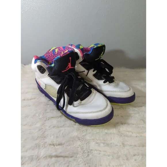 Jordan‎ 5 Retro &quot;Alternate Bel-Air&quot; Fresh Prince Sneakers DB3024-100 Size 5.5Y