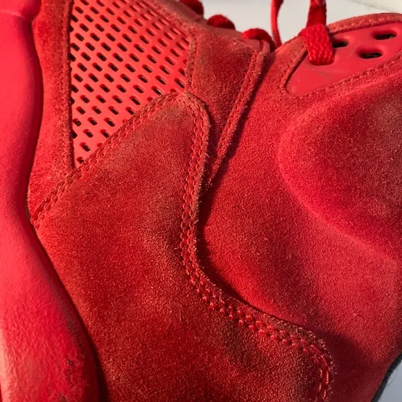 Jordan 5  Retro Red Suede Sneakers