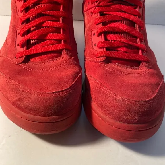 Jordan 5  Retro Red Suede Sneakers