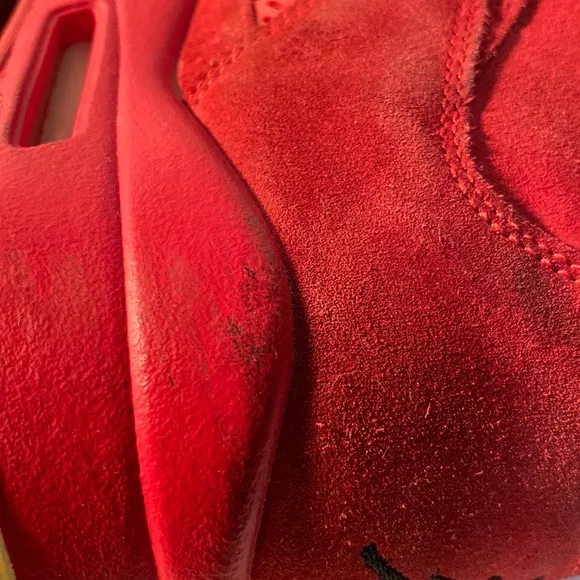 Jordan 5  Retro Red Suede Sneakers