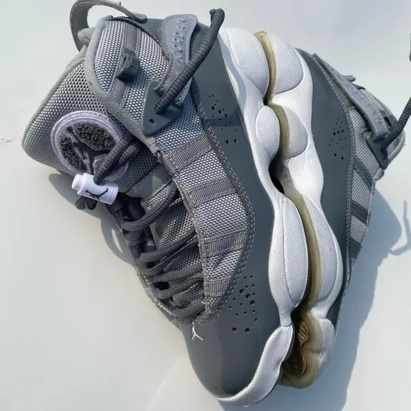 Jordan 6 Rings Cool Grey/White-Wolf Grey Sneakers