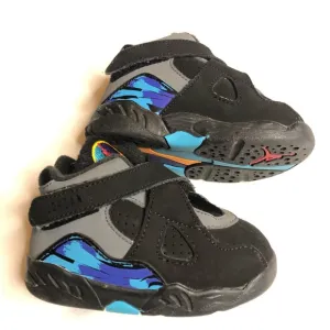 Jordan 8 Retro BT black blue sneakers