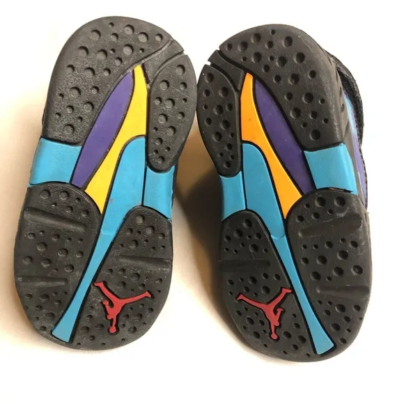 Jordan 8 Retro BT black blue sneakers