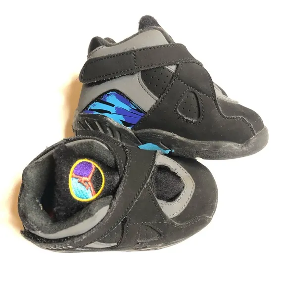Jordan 8 Retro BT black blue sneakers