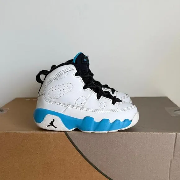 Jordan 9 Retro ‘Powder Blue/White’ Toddler Sneakers - SZ 6 C