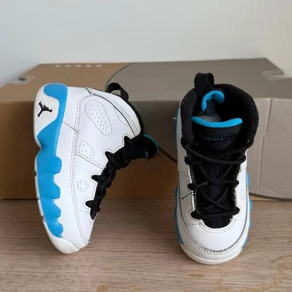 Jordan 9 Retro ‘Powder Blue/White’ Toddler Sneakers - SZ 6 C